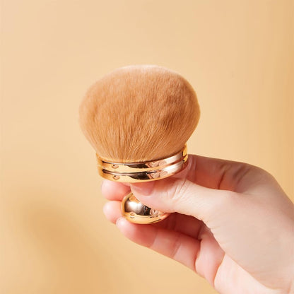 COSHINE Extra Large Rose Gold Self Tanning Blend Brush – 3 Inch Professional Kabuki Brush for Face and Body