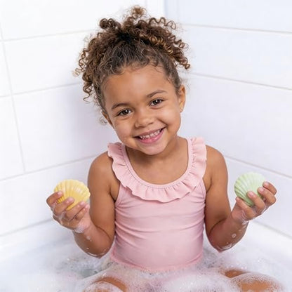 Mermaid Bath Bombs for Kids with Surprise Inside - 9 Pack Natural Organic Bubble Bath Gift Set Avelisse