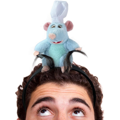 Beeadore Rat Headband – Grey Plush Mouse Ears Costume Headwear for Adults, Funny Animal Ear Hair Clip Avelisse