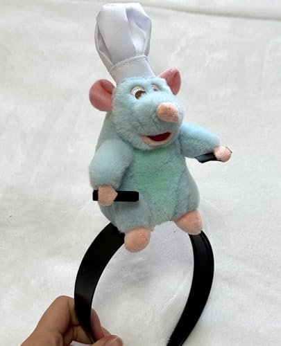 Beeadore Rat Headband – Grey Plush Mouse Ears Costume Headwear for Adults, Funny Animal Ear Hair Clip Avelisse