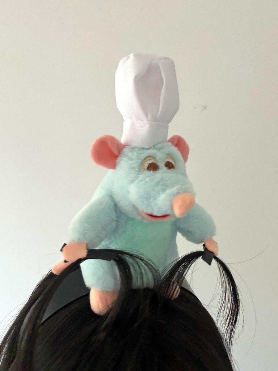 Beeadore Rat Headband – Grey Plush Mouse Ears Costume Headwear for Adults, Funny Animal Ear Hair Clip Avelisse