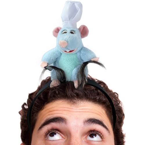 Beeadore Rat Headband – Grey Plush Mouse Ears Costume Headwear for Adults, Funny Animal Ear Hair Clip Avelisse