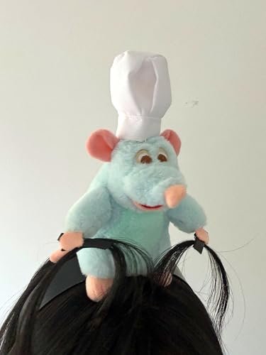 Beeadore Rat Headband – Grey Plush Mouse Ears Costume Headwear for Adults, Funny Animal Ear Hair Clip Avelisse