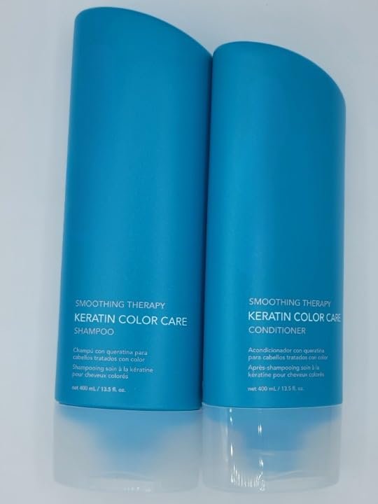 Keratin Color Care Smoothing Therapy Shampoo and Conditioner Set – 13.5 oz Duo for Color-Treated Hair Avelisse