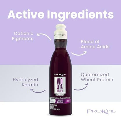 Prokpil Reddish Violet Color Depositing Treatment - Nuance 10.1oz (300ml) | Violeta Rojizo Matizante Avelisse