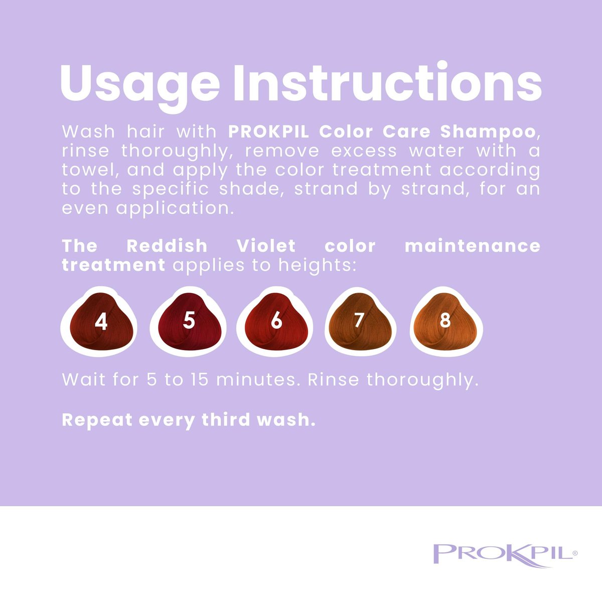 Prokpil Reddish Violet Color Depositing Treatment - Nuance 10.1oz (300ml) | Violeta Rojizo Matizante Avelisse