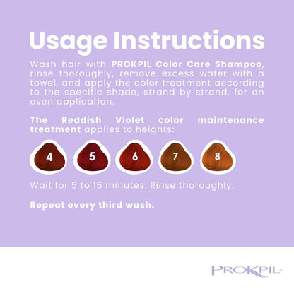 Prokpil Reddish Violet Color Depositing Treatment - Nuance 10.1oz (300ml) | Violeta Rojizo Matizante Avelisse