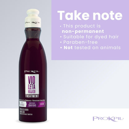 Prokpil Reddish Violet Color Depositing Treatment - Nuance 10.1oz (300ml) | Violeta Rojizo Matizante Avelisse