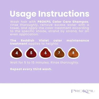 Prokpil Reddish Violet Color Depositing Treatment - Nuance 10.1oz (300ml) | Violeta Rojizo Matizante Avelisse