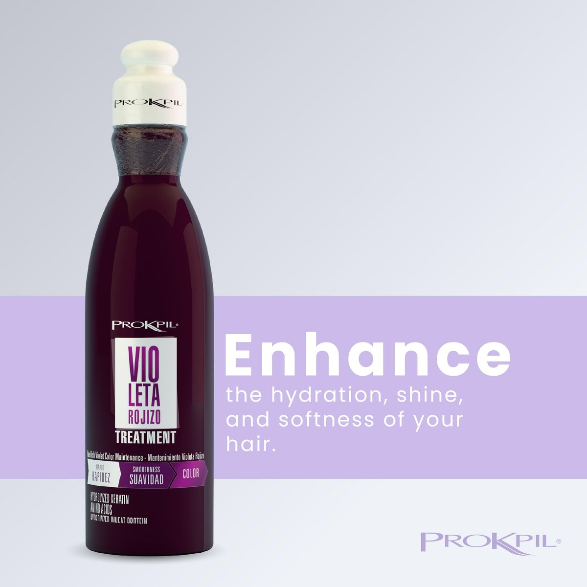 Prokpil Reddish Violet Color Depositing Treatment - Nuance 10.1oz (300ml) | Violeta Rojizo Matizante Avelisse