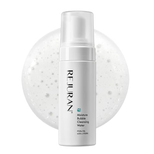 REJURAN Moisture Bubble Cleansing Water with c-PDRN – Hydrating Micellar Foaming Cleanser for Makeup Removal, pH-Balanced Korean Skin Care (5.07 fl oz) Avelisse