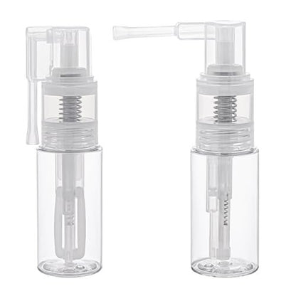 KALIONE 2-Pack 25ml Empty Powder Spray Bottles – Reusable Detachable Travel Bottles for Face, Hair, Body, Nail