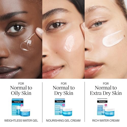 Neutrogena Hydro Boost Water Cream 72H Hydrating Face Moisturizer with Hyaluronic Acid for Normal to Extra Dry Skin, Fragrance Free, 1.7 oz + Trial Size Hydro Boost Hydrating Gel Cleanser 0.5 fl oz Avelisse