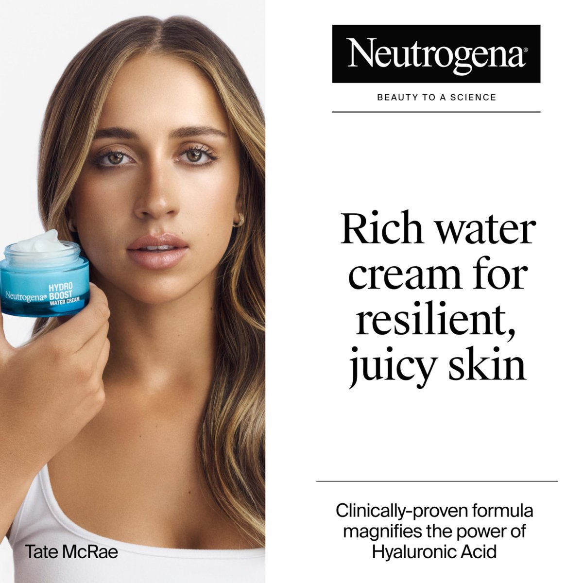 Neutrogena Hydro Boost Water Cream 72H Hydrating Face Moisturizer with Hyaluronic Acid for Normal to Extra Dry Skin, Fragrance Free, 1.7 oz + Trial Size Hydro Boost Hydrating Gel Cleanser 0.5 fl oz Avelisse