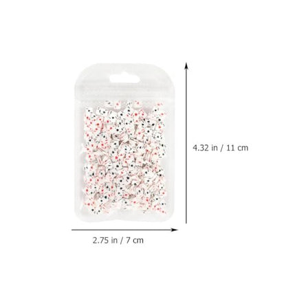Poker Card Nail Charms - 3D Polymer Clay Nail Art Accessories for DIY Manicure, Compact Size 11x7cm, Assorted Colors for Home Salon Use