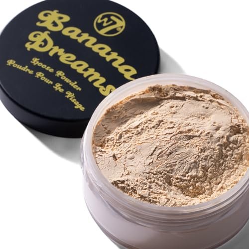 W7 Loose Face Powder Trio - Banana, Nude & Pink Setting Powders - Ultra-Fine 3-Piece Set for Flawless Makeup - görsel 6