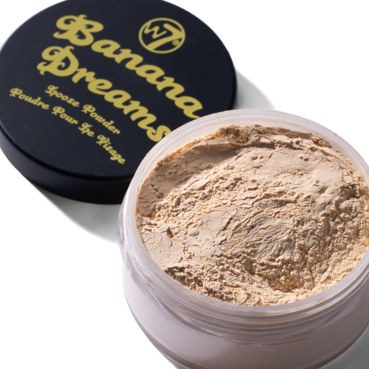 W7 Loose Face Powder Trio - Banana, Nude & Pink Setting Powders - Ultra-Fine 3-Piece Set for Flawless Makeup - görsel 5