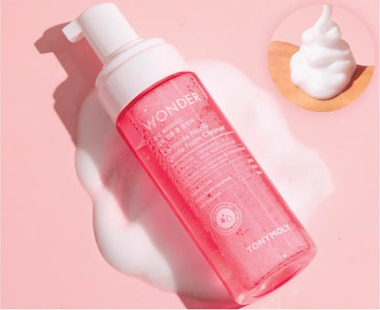 TONYMOLY Wonder Ceramide Mochi Micellar Foam Cleanser – Gentle Korean Face Wash with Ceramides, Cica & Aloe – Hydrating Daily Cleanser for All Skin Types Avelisse