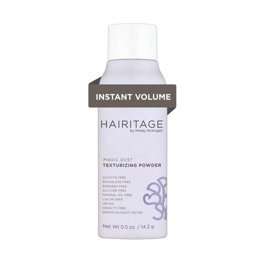 Hairitage Hair Texture Powder for Volume – Lightweight + Medium Hold – Texturizing & Volumizing Hair Styling Powder for Men, Women, Boys & Girls – Sulfate Free, Vegan & Dermatologist Tested