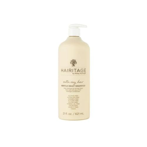 Hairitage Outta My Hair Gentle Daily Hydrating and Moisturizing Shampoo for Dry Hair with Jojoba Oil + Aloe Vera - Ultra-Mild + Moisture-Rich, 21 fl. oz. Avelisse