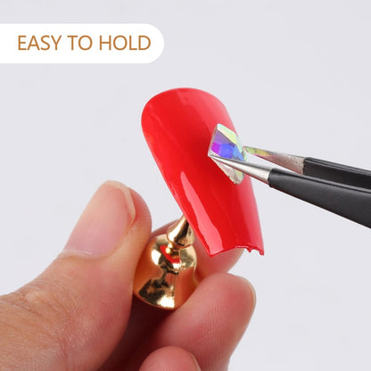 Tbestmax 4 Sets Nail Stand for Press on Magnetic Nail Tip Holder - Wood Fake Nail Display Stand