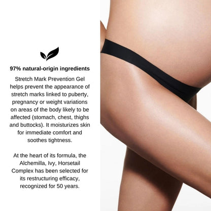 Lierac Phytolastil Pregnancy Stretch Mark Prevention Cream Gel - Hydrates & Soothes Skin on Stomach, Belly, Bust & Buttocks, Non-Scented, Suitable for All Skin Types - 13.52 Fl Oz