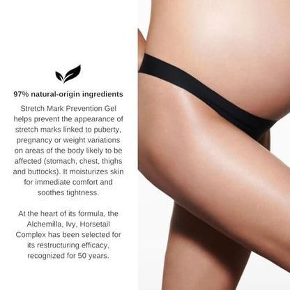 Lierac Phytolastil Pregnancy Stretch Mark Prevention Cream Gel - Hydrates & Soothes Skin on Stomach, Belly, Bust & Buttocks, Non-Scented, Suitable for All Skin Types - 13.52 Fl Oz