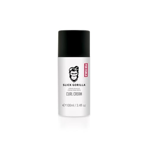 Slick Gorilla Curl Cream for Men – Paraben Free Moisturizing Styler, Lightweight Hold for Wavy & Curly Hair, Frizz Control & Curl Enhancer, Non-Greasy Daily Use, 3.38 Fl Oz - görsel 2