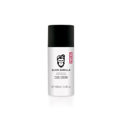 Slick Gorilla Curl Cream for Men – Paraben Free Moisturizing Styler, Lightweight Hold for Wavy & Curly Hair, Frizz Control & Curl Enhancer, Non-Greasy Daily Use, 3.38 Fl Oz