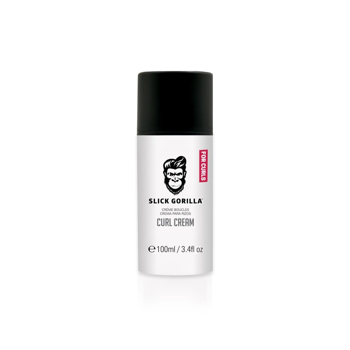 Slick Gorilla Curl Cream for Men – Paraben Free Moisturizing Styler, Lightweight Hold for Wavy & Curly Hair, Frizz Control & Curl Enhancer, Non-Greasy Daily Use, 3.38 Fl Oz - görsel 1