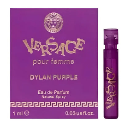 Versace Dylan Purple Eau de Parfum Vial Spray for Women – 0.03 oz Sample