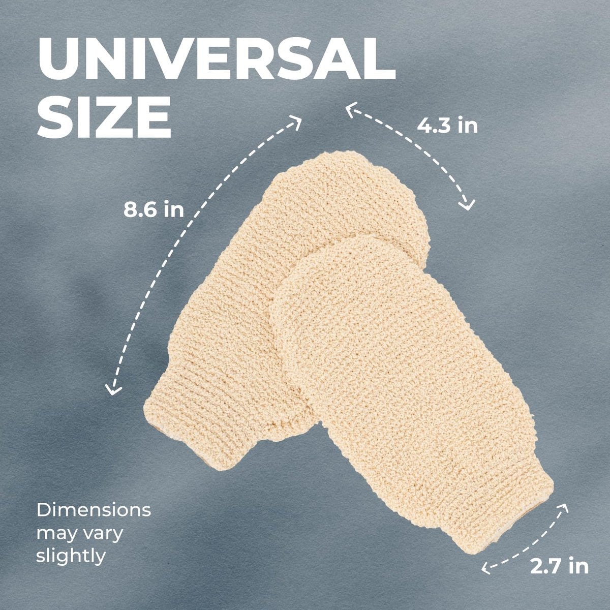 GUARD&MARINE Natural Hemp Shower Mitts – Exfoliating Bath Gloves for Men & Women, Set of 2 Washcloths, Soft Loofah Mittens for Body Scrub & Cleansing - görsel 11