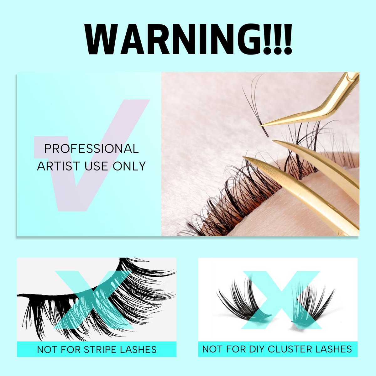 VAVALASH Eyelash Extension Glue - 0.3 Sec Drying Time, 9 Weeks Retention, Professional Lash Adhesive (Power, 5ml) Avelisse