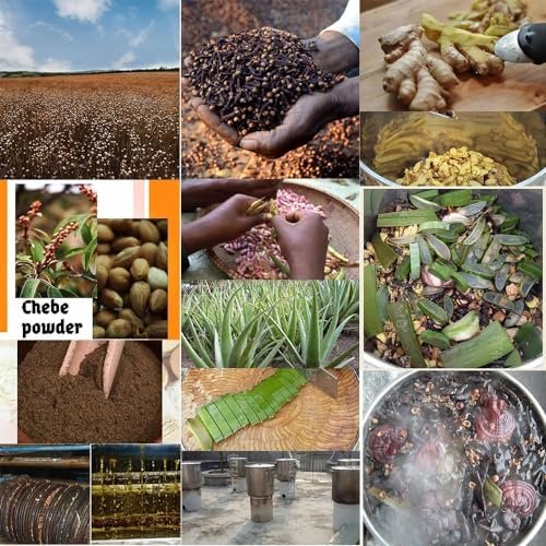 West African Scalp Awaken Oil — Herbal Blend with Castor Oil and Rosemary Oil for Fuller-Looking & Stronger-Feeling Hair for 3C–4C Kinky & Coily Hair - görsel 3