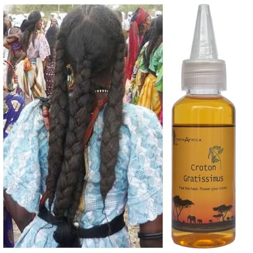 West African Scalp Awaken Oil — Herbal Blend with Castor Oil and Rosemary Oil for Fuller-Looking & Stronger-Feeling Hair for 3C–4C Kinky & Coily Hair - görsel 1