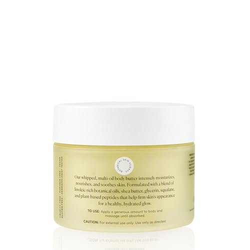 Naturium The Glow Getter Whipped Multi-Oil Body Butter - Firming & Hydrating Body Moisturizer with Shea Butter, 7.7 fl oz Avelisse