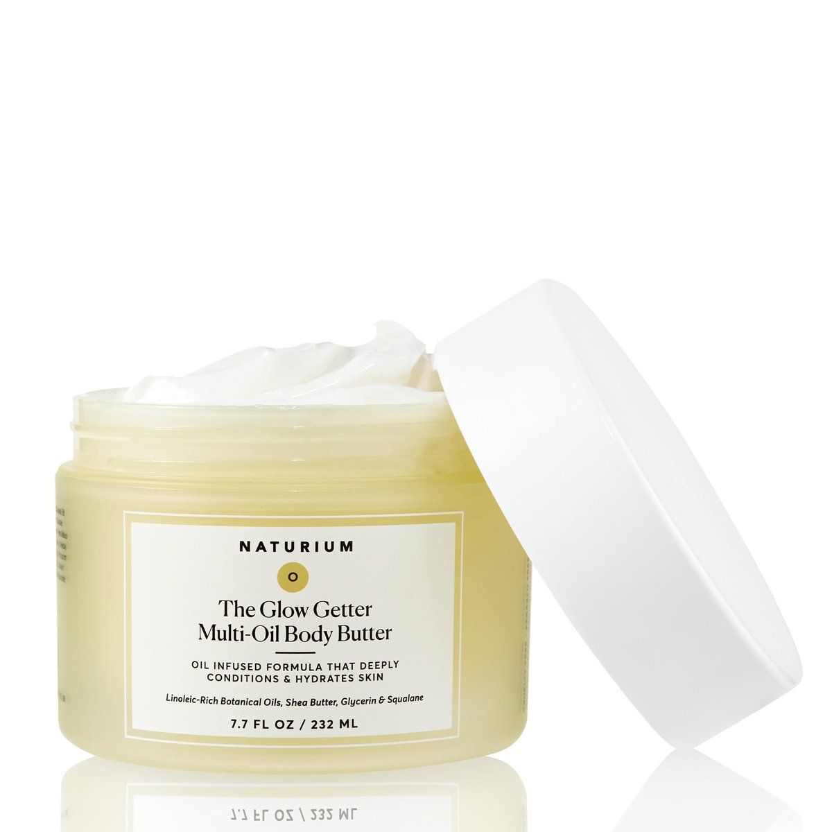 Naturium The Glow Getter Whipped Multi-Oil Body Butter - Firming & Hydrating Body Moisturizer with Shea Butter, 7.7 fl oz Avelisse