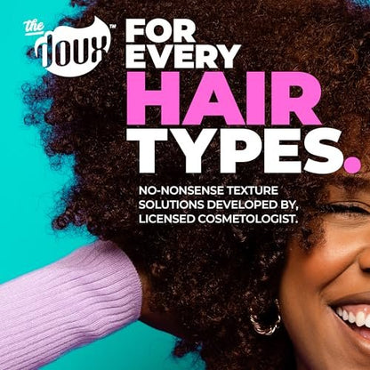 The Doux BIG POPPA Curl Defining Gel – Frizz Control & Soft Hold for Curly Hair with Babassu Oil, 16 oz Avelisse