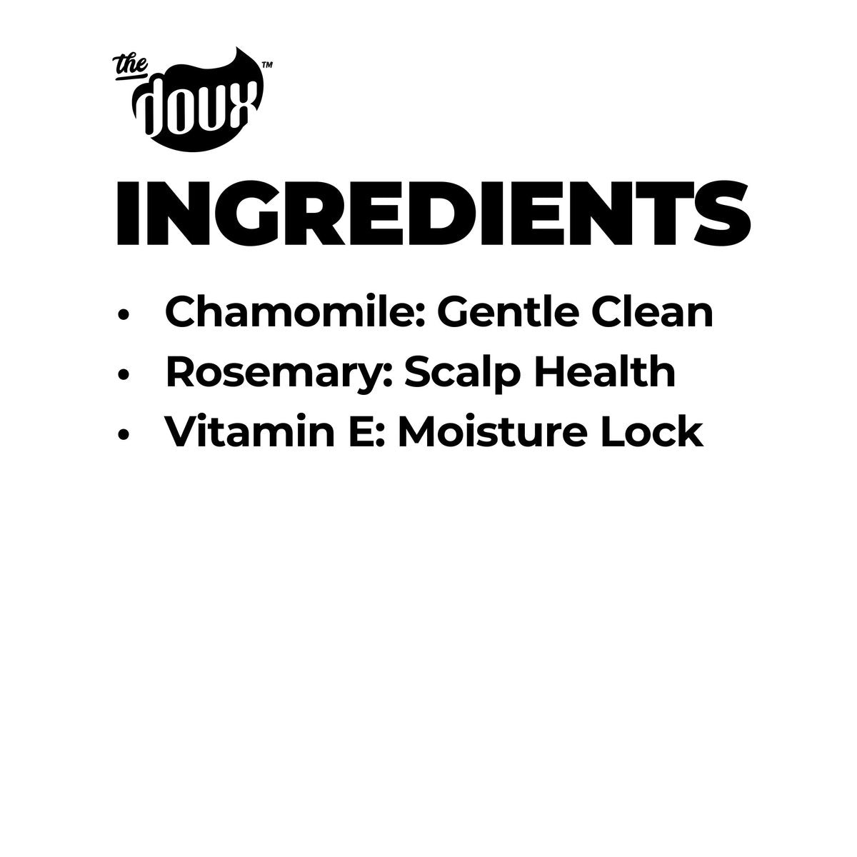 The Doux BREAKDOWN Clarifying Shampoo for Curly & Textured Hair – Vitamin E & Rosemary Detox – Sulfate-Free Anti-Build-Up Cleanser for Men & Women (12 oz) Avelisse