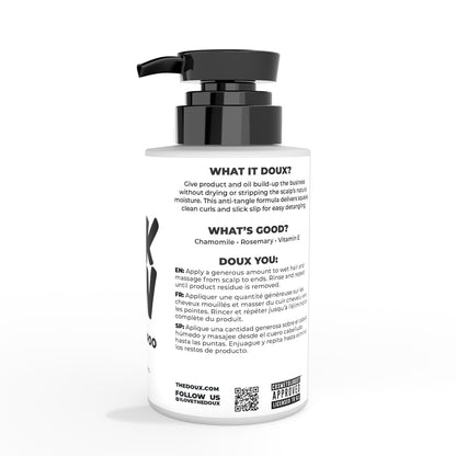 The Doux BREAKDOWN Clarifying Shampoo for Curly & Textured Hair – Vitamin E & Rosemary Detox – Sulfate-Free Anti-Build-Up Cleanser for Men & Women (12 oz) Avelisse