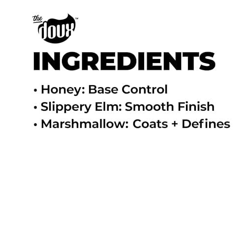 The Doux 808 Base Curl Defining Gel – Medium Hold Styling Gel with Honey, Aloe & Marshmallow Root – Anti-Frizz Curl Enhancer for Wash and Go, Twist-Outs, TWA & All Curl Types - görsel 7