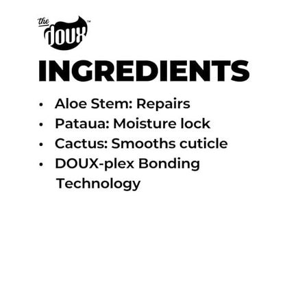 The Doux PRESS REWIND Curl Retention Shampoo – Anti-Frizz Hydrating Shampoo for Curly Hair with Aloe & Pataua Oil – Sulfate-Free, 8 oz Avelisse