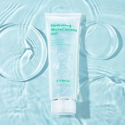 Oeneis Hydrating Microcurrent Conductive Gel – Fragrance-Free, Paraben-Free Gel Primer with Hyaluronic Acid for RF & Microcurrent Devices, 300g Tube