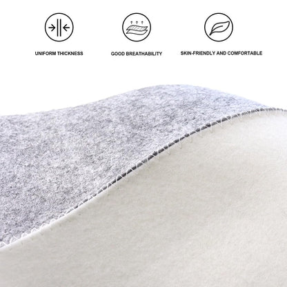2 Pack Sauna Hat - Polished Wool Hat for Sauna, Banya Bath House Head Protection, Unisex Russian Banya Hat for Men and Women, White