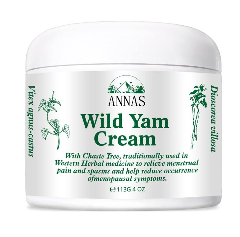 ANNAS Wild Yam Cream – Organic Hormone Balance Support for Perimenopause & Menopause, All Skin Types - görsel 1