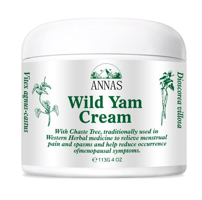 ANNAS Wild Yam Cream – Organic Hormone Balance Support for Perimenopause & Menopause, All Skin Types