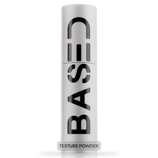 BASED Hair Texturizing Powder – Lightweight Volumizing Styling Powder with Matte Finish & Medium Hold for Short to Medium Hair (1.69 oz Bottle, 2.5 g Fill)