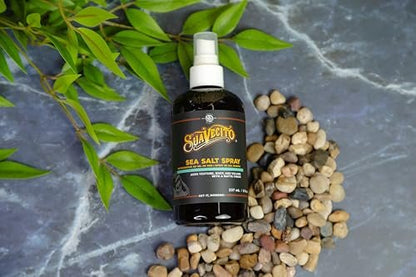 Suavecito Sea Salt Spray - Natural Hair Volume & Texture, Light Flexible Hold, Alcohol & Paraben-Free, 8 oz