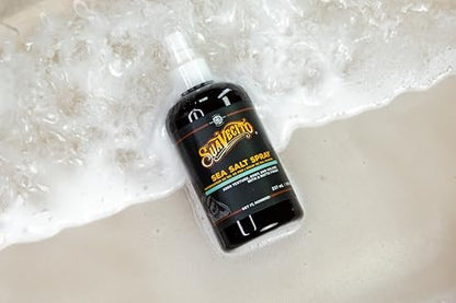 Suavecito Sea Salt Spray - Natural Hair Volume & Texture, Light Flexible Hold, Alcohol & Paraben-Free, 8 oz