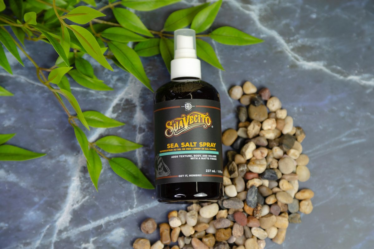 Suavecito Sea Salt Spray - Natural Hair Volume & Texture, Light Flexible Hold, Alcohol & Paraben-Free, 8 oz - görsel 6